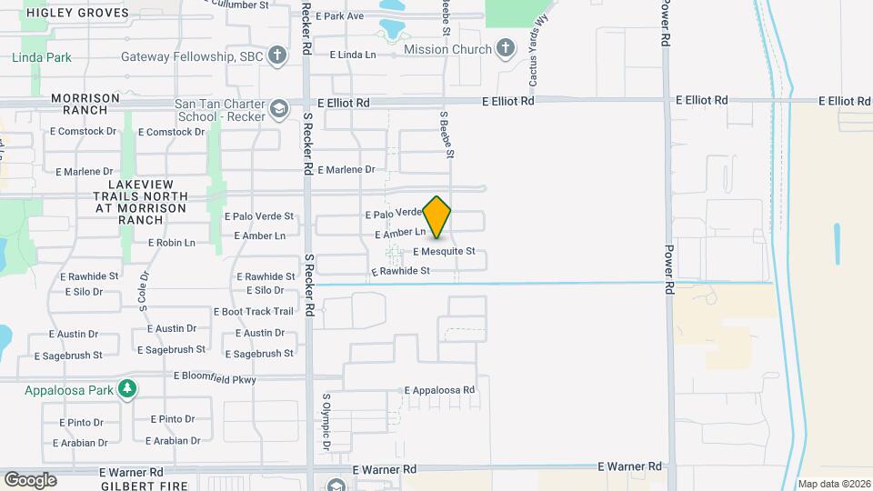 4286 E Mesquite St Map and Location Details