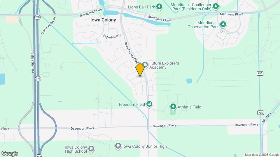 3738 Amoroso Dr Map and Location Details