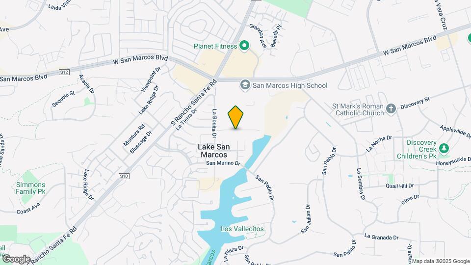 1553 La Casita Dr Map and Location Details