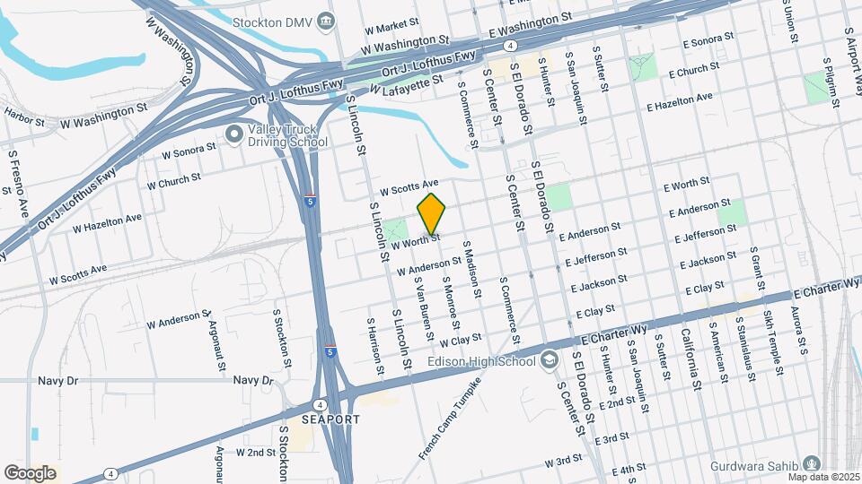 312 W Worth St Mapa y Detalles de la Ubicación