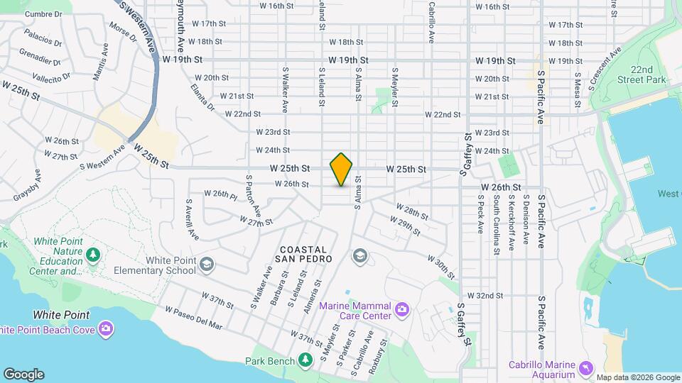 1047 W 26th St Map and Location Details