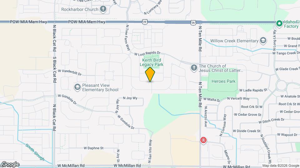 3761 W Renhold Dr Map and Location Details
