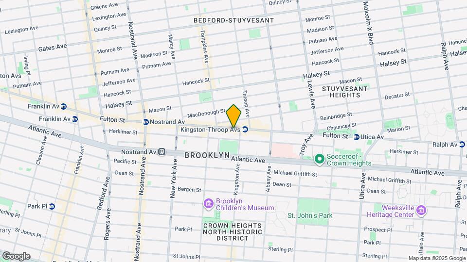 1478 Fulton St Map and Location Details