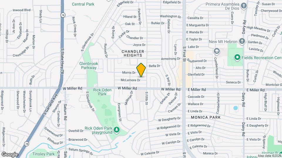 513 McLemore Dr Map and Location Details