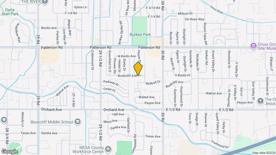 2981 Bookcliff Ave Map and Location Details