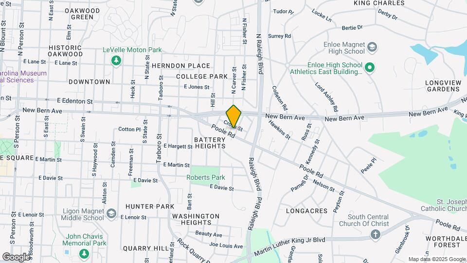 1515 Poole Rd, Unit 1 Map and Location Details