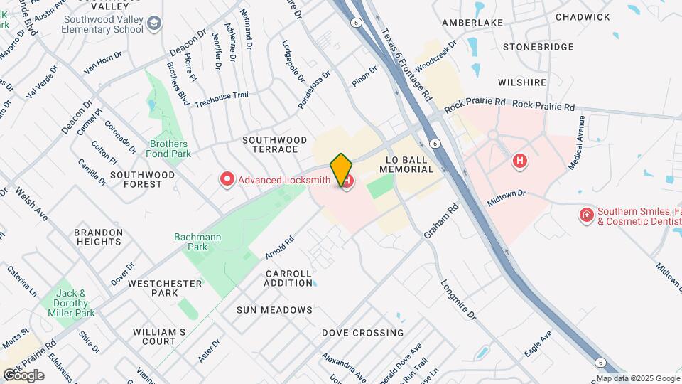 1602 Rock Prairie Rd Map and Location Details