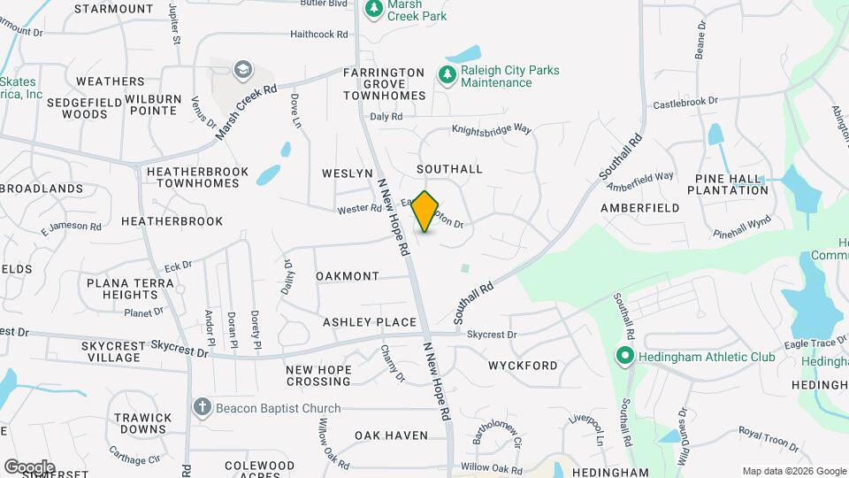 4208 Knightsbridge Way Map and Location Details