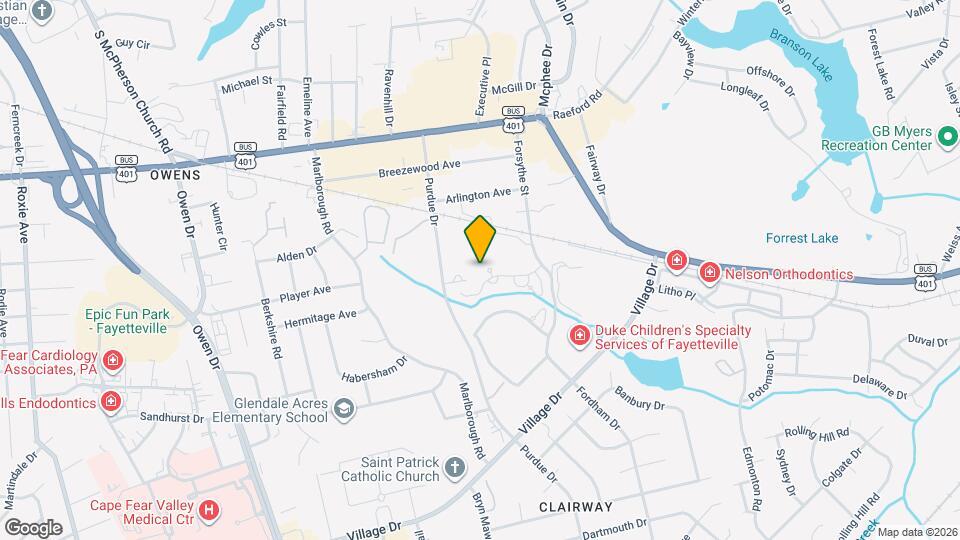 804 Misty Meadow Ln Map and Location Details