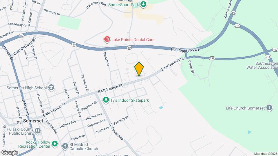 1102 E Mt Vernon St Map and Location Details