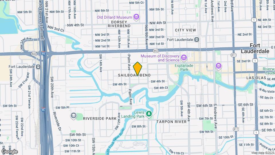 1000 W Las Olas Blvd Map and Location Details