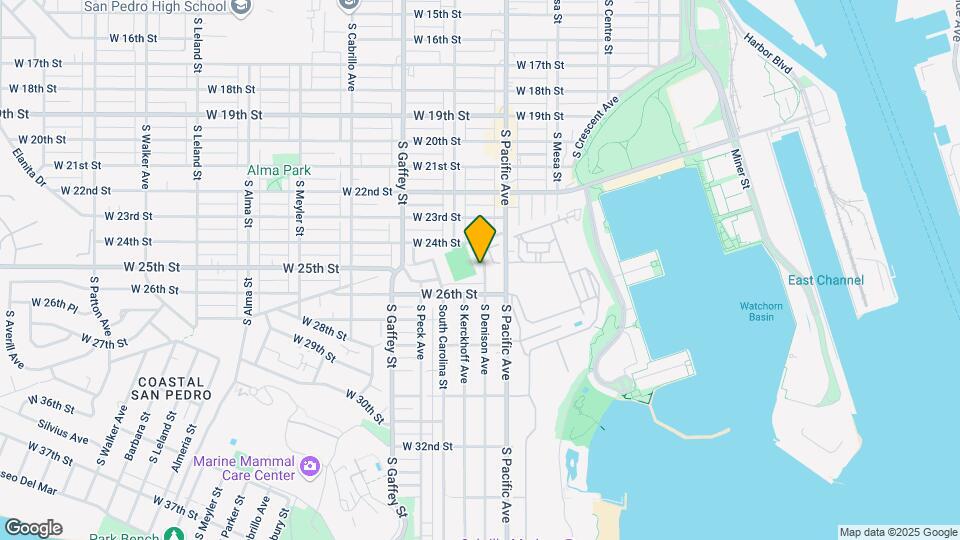 2505 S Denison Ave Map and Location Details