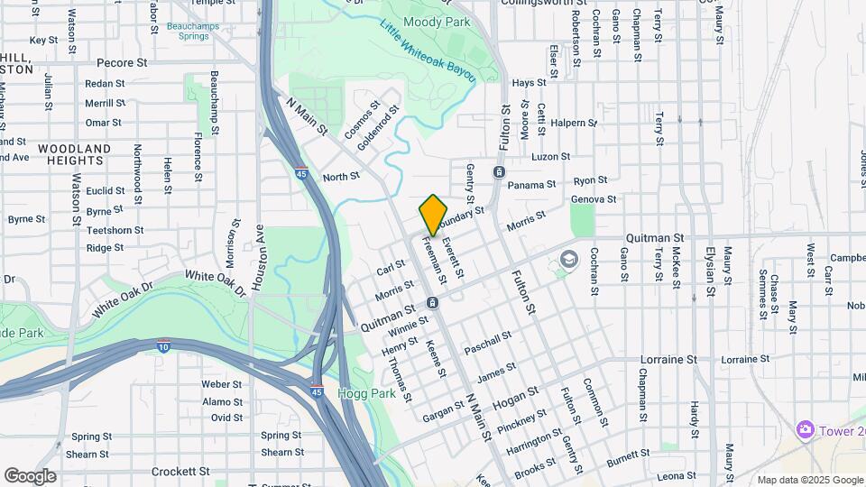 2422 Freeman St-Unit -B Map and Location Details