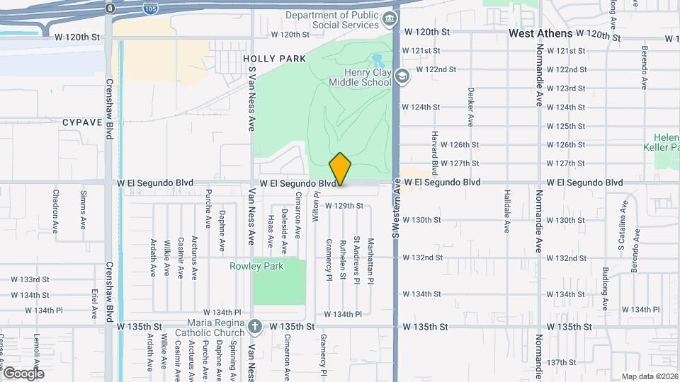 1922 El Segundo Blvd Map and Location Details