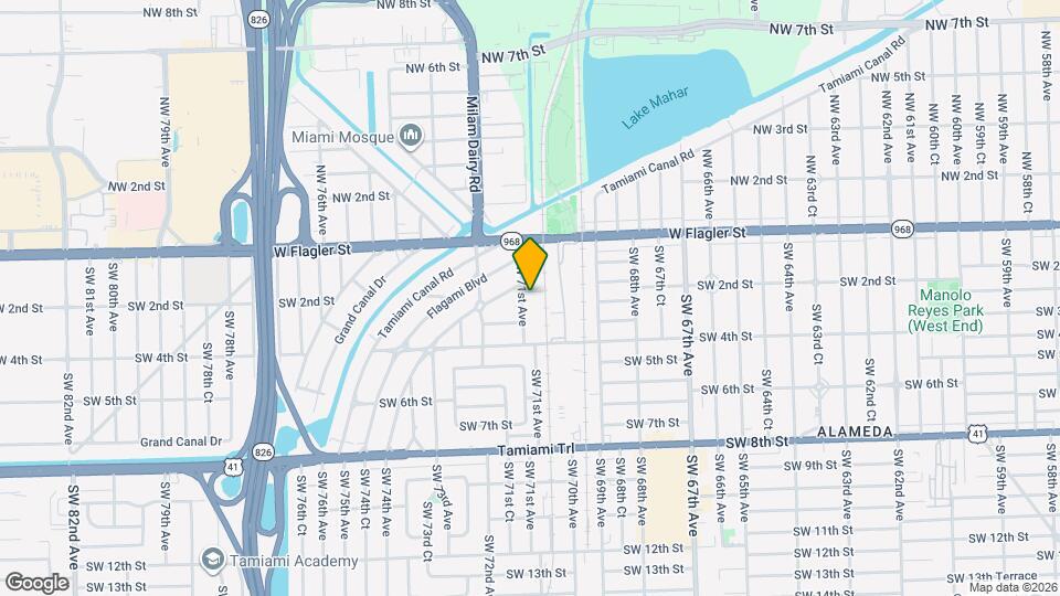 211 SW 71st Ave Map and Location Details