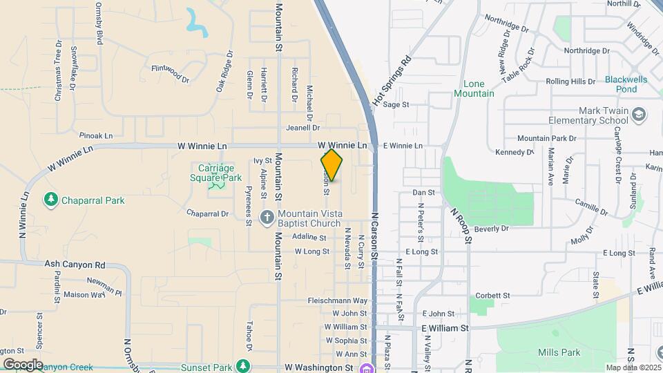 1835 N Division St Map and Location Details