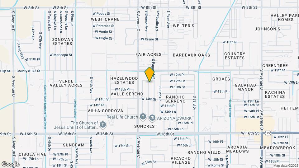 1285 S Thomas Ave Mapa y Detalles de la Ubicación