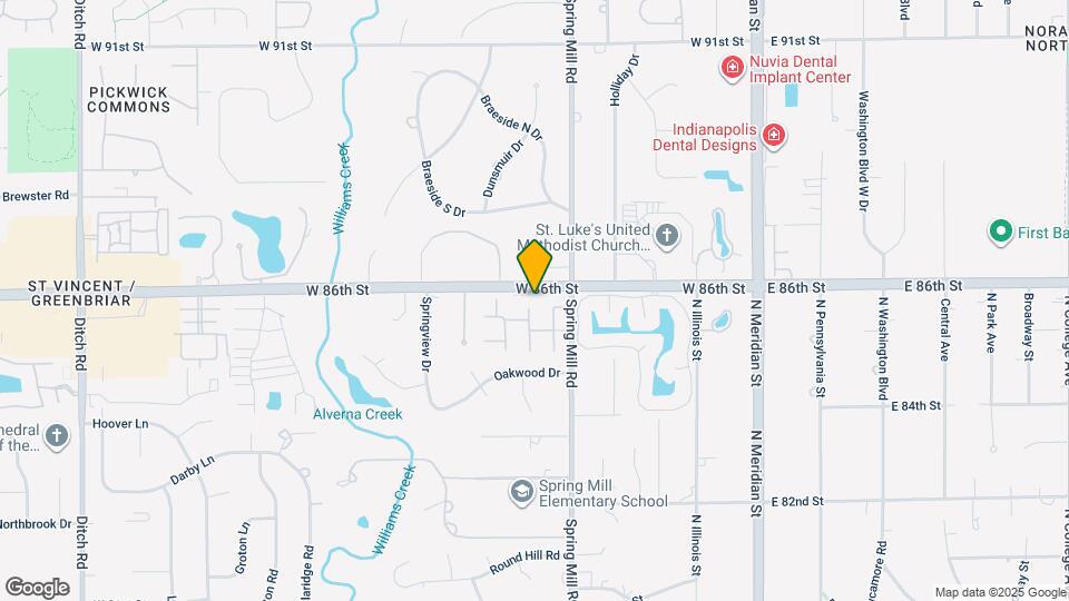 429 W 86th St Map and Location Details