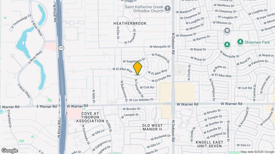 2202 N Los Altos Dr Mapa y Detalles de la Ubicación