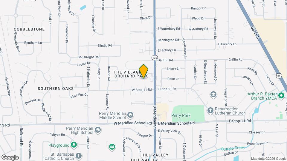7621 Orchard Village Dr Map and Location Details