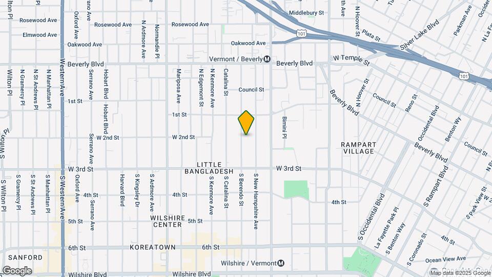 158 S Berendo St Map and Location Details