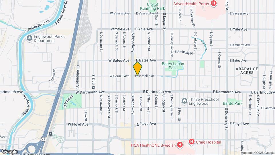 54 E Cornell Ave Map and Location Details