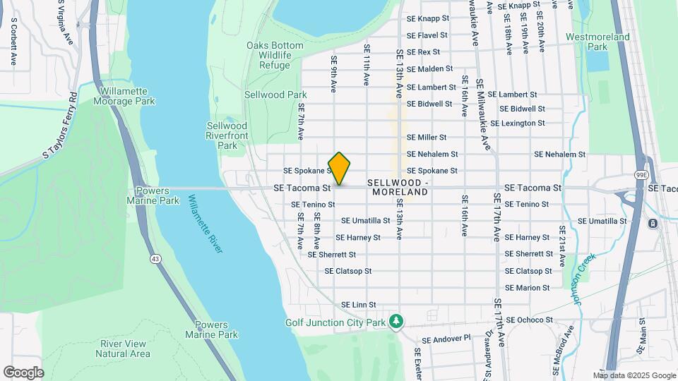 912-912 SE Tacoma St Map and Location Details