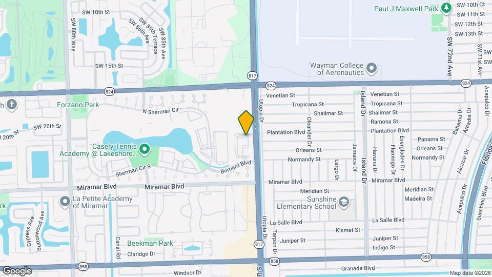 2231 SW 80th Terrace Map and Location Details