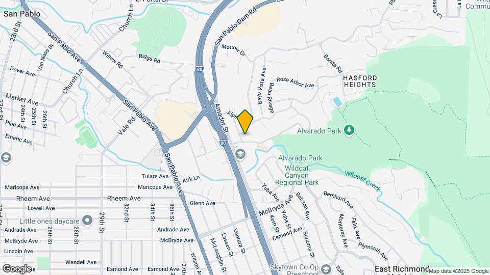1400 Yuba Ave Map and Location Details