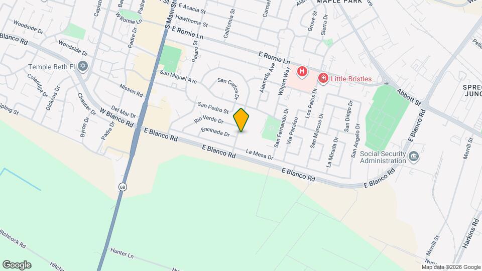 341 San Juan Dr Map and Location Details