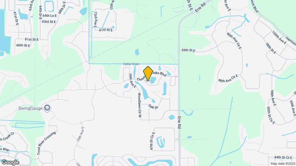 5412 80th Ave Cir E Mapa y Detalles de la Ubicación