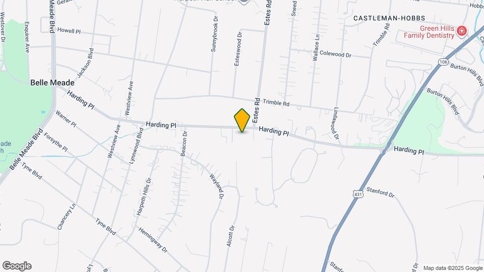 3807 Harding Pl, Unit 206 Map and Location Details