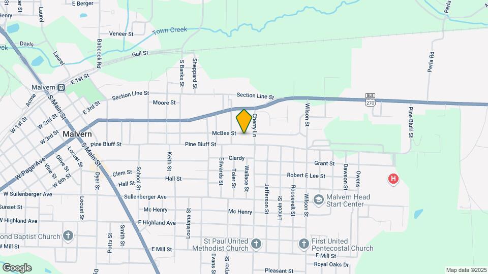 1230 Pine Bluff St, Unit F-0109 Map and Location Details