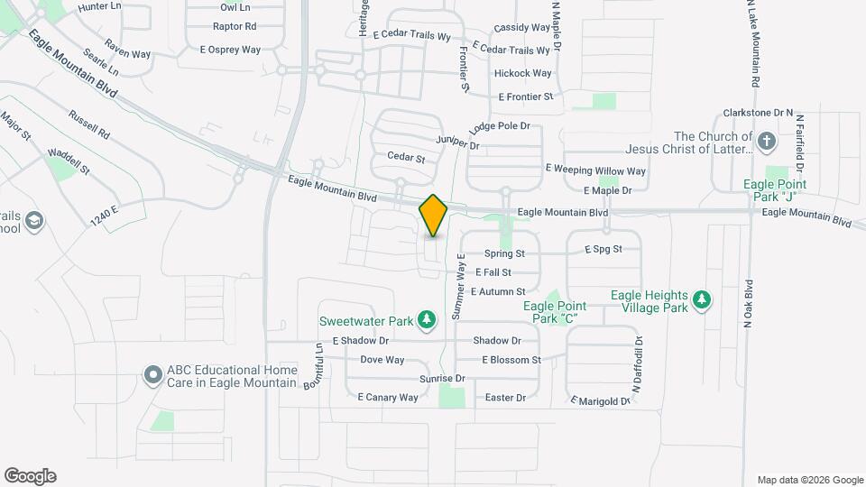 3917 N Cougar Ln, Unit Eagle Mountain Property Map and Location Details