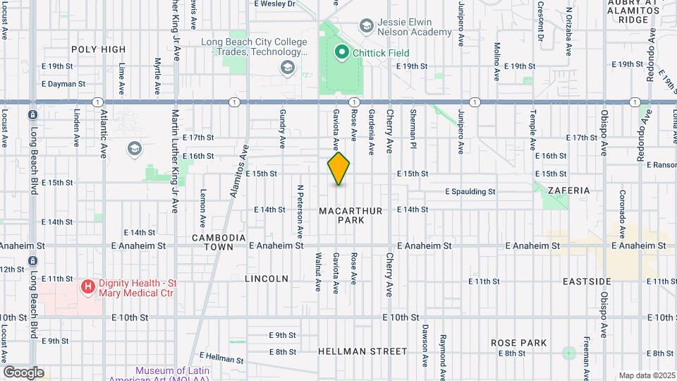 1460 Gaviota Ave Mapa y Detalles de la Ubicación
