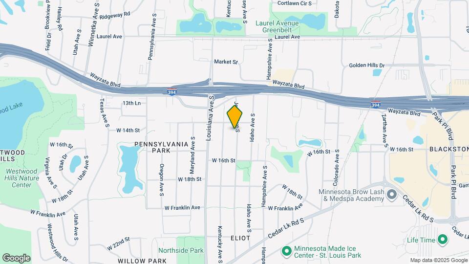 1416 Jersey Ave S Mapa y Detalles de la Ubicación