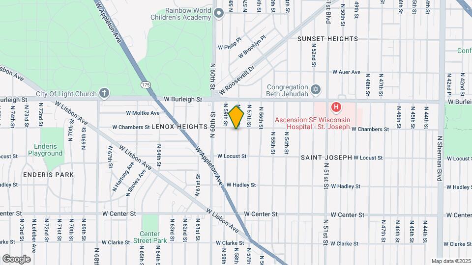 2967 N 58th St Map and Location Details