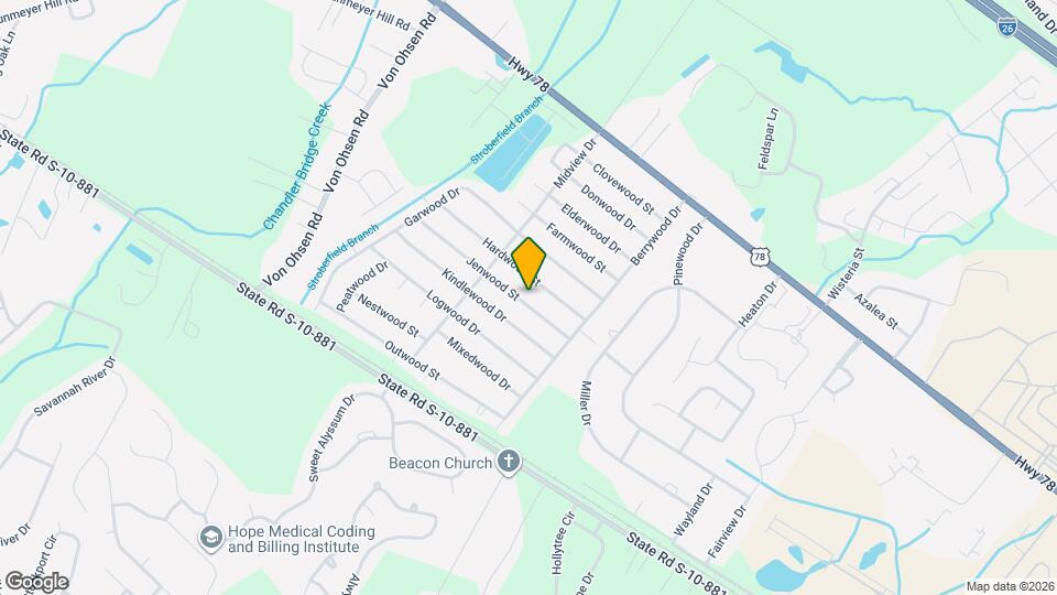 4444 Jenwood St, Unit 1 Map and Location Details