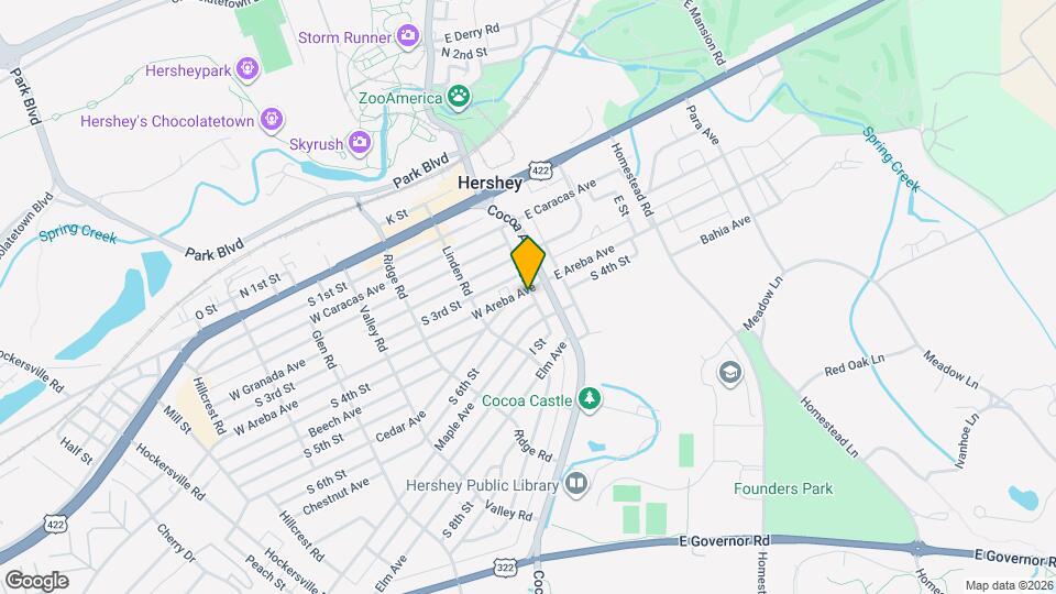 22 W Areba Ave, Unit 2w Map and Location Details