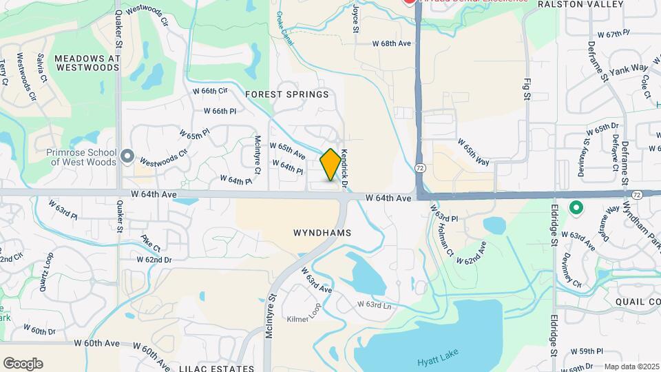15274 W 64th Ln Map and Location Details