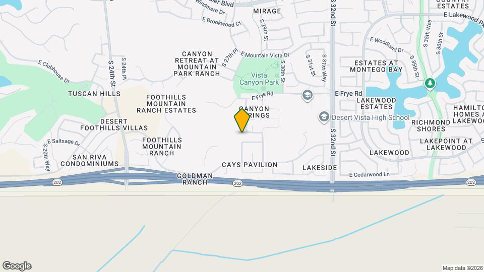 2829 E Glenhaven Dr Map and Location Details