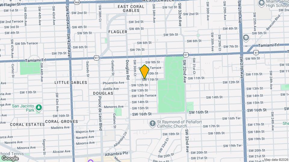 3534 SW 11th St Map and Location Details
