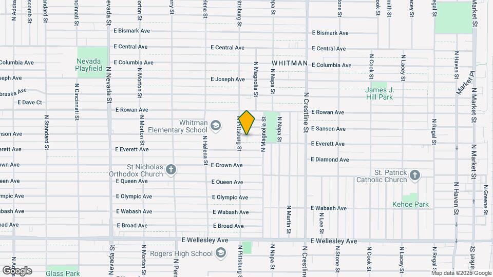 1712 E Sanson Ave Mapa y Detalles de la Ubicación