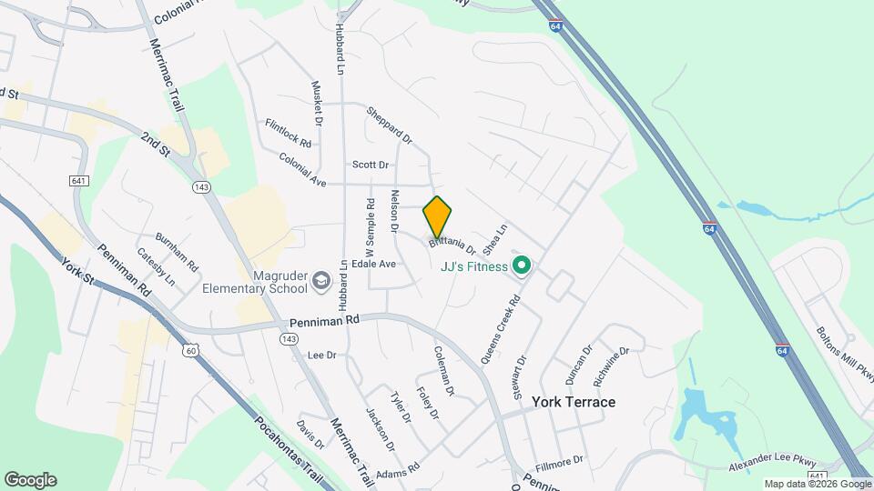 303 Brittania Dr Map and Location Details