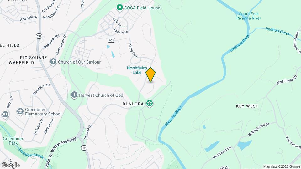 1150 River Oaks Ln Map and Location Details