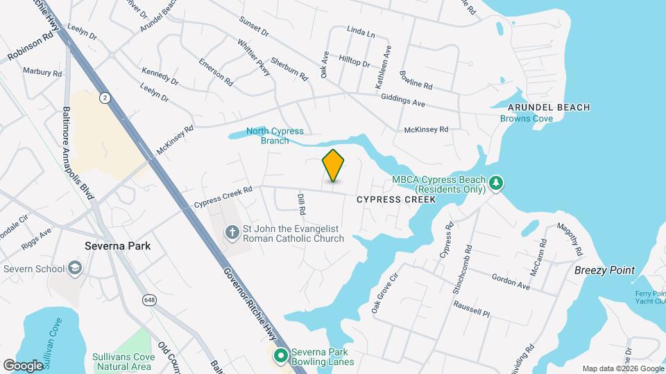 202 Cypress Creek Rd Map and Location Details