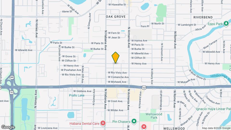 2614 W Henry Ave Map and Location Details