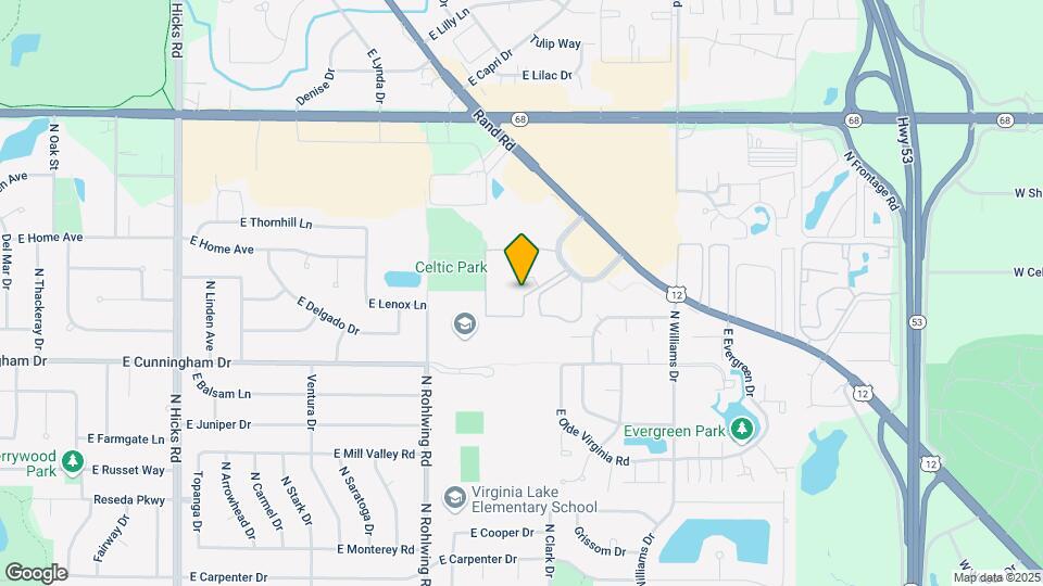 1477 E Winslowe Dr Map and Location Details