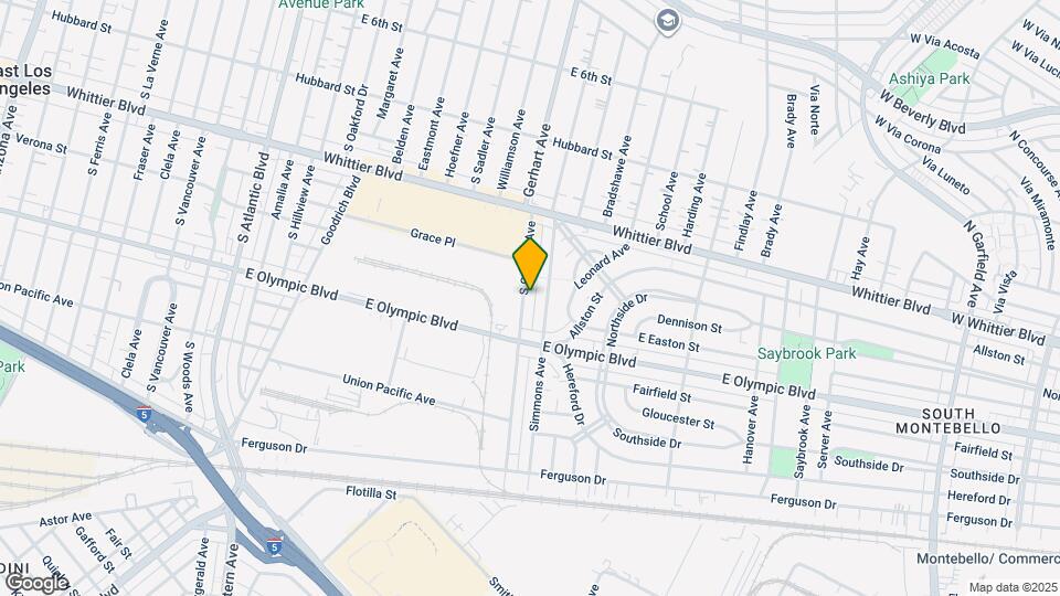 1020 S Gerhart Ave Map and Location Details