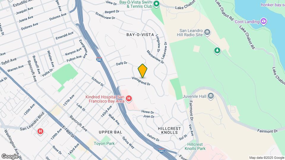 1552 Vistagrand Dr Map and Location Details